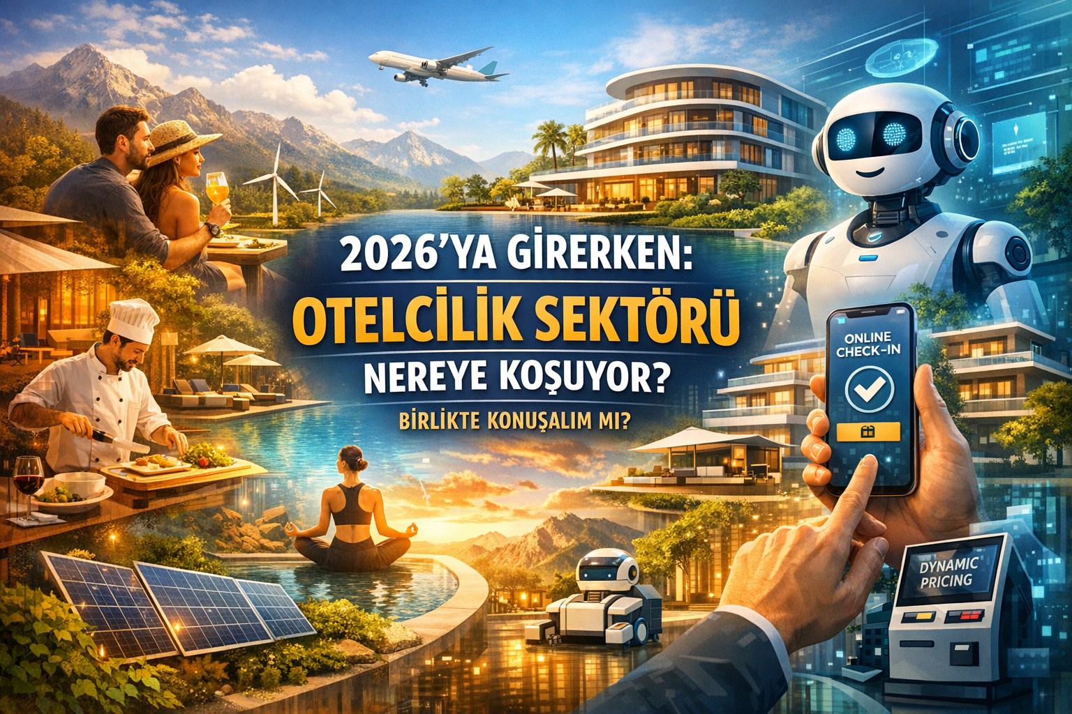 2026'YA GİRERKEN: OTELCİLİK SEKTÖRÜ NEREYE KOŞUYOR? BİRLİKTE KONUŞALIM MI?